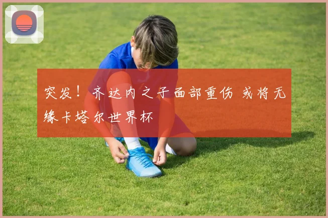 突发！齐达内之子面部重伤 或将无缘卡塔尔世界杯